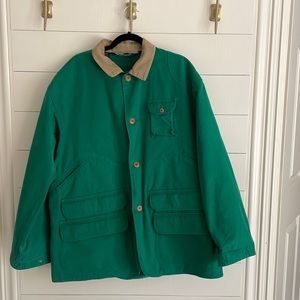Polo Ralph Lauren vintage mens cotton jacket, Kelly green.